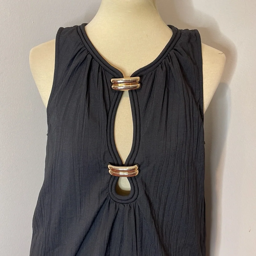 Acler Conara Sleeveless Black Maxi Dress with Pockets New with Tags $520 Retail‎ - Picture 9 of 14